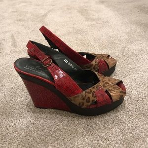 Donald J. Pliner Wedges Size 8